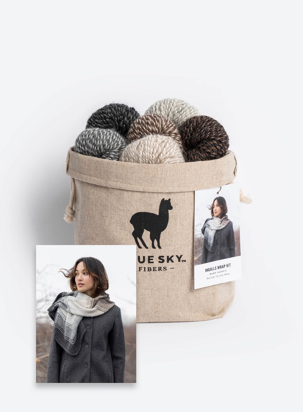 Ingalls Wrap Kit - Blue Sky Fibers