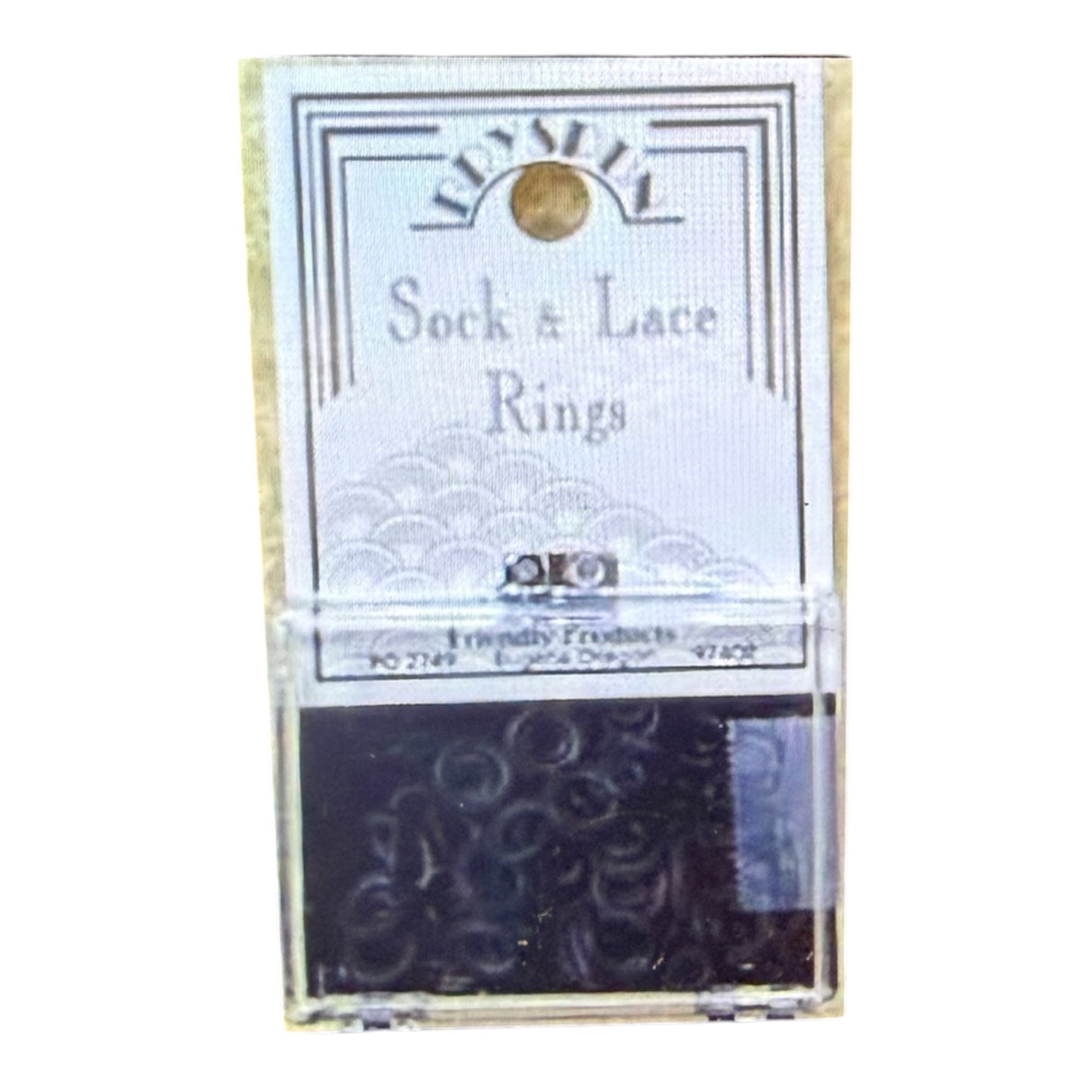 Bryspun Sock & Lace Rings (Black)