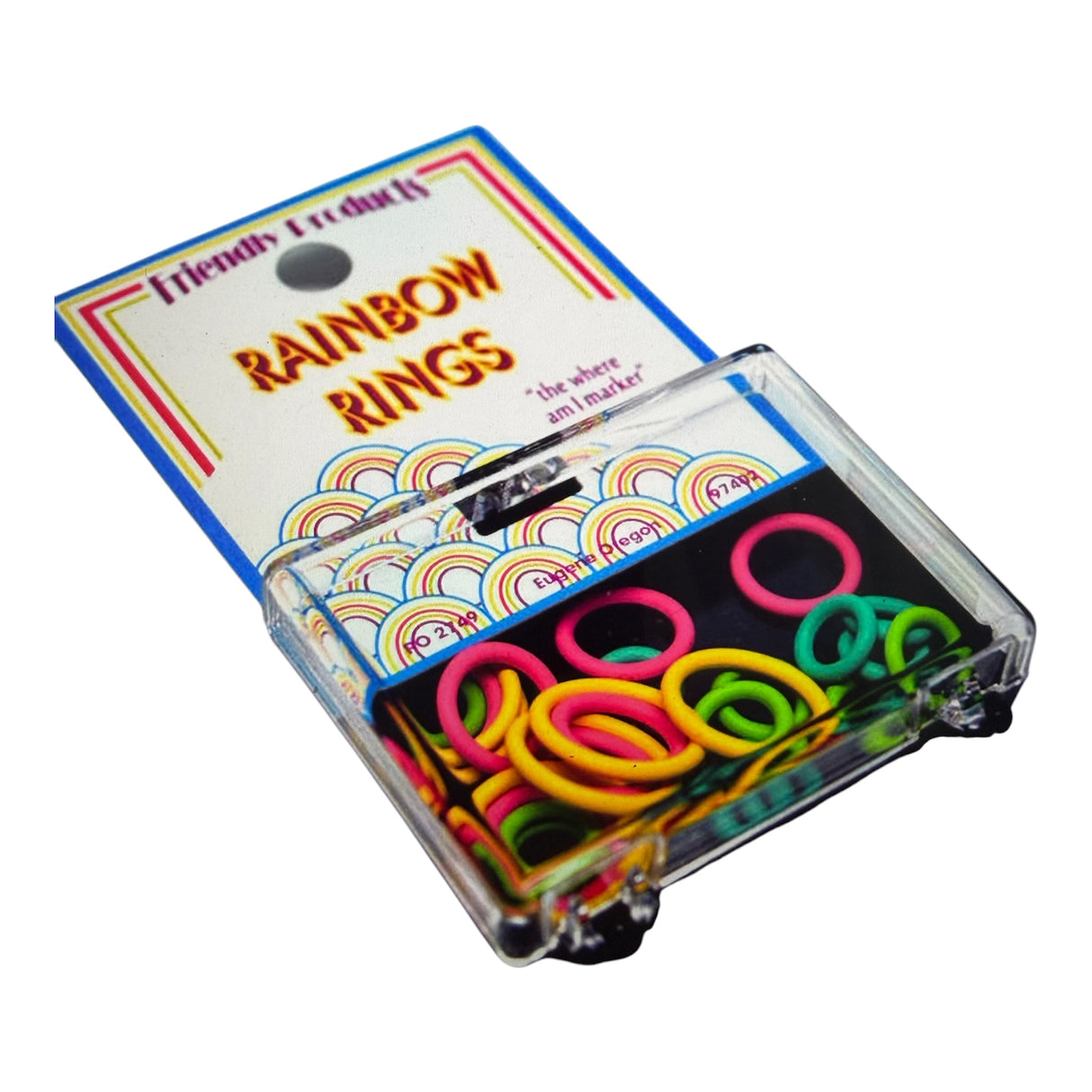 Rainbow Rings Stitch Markers