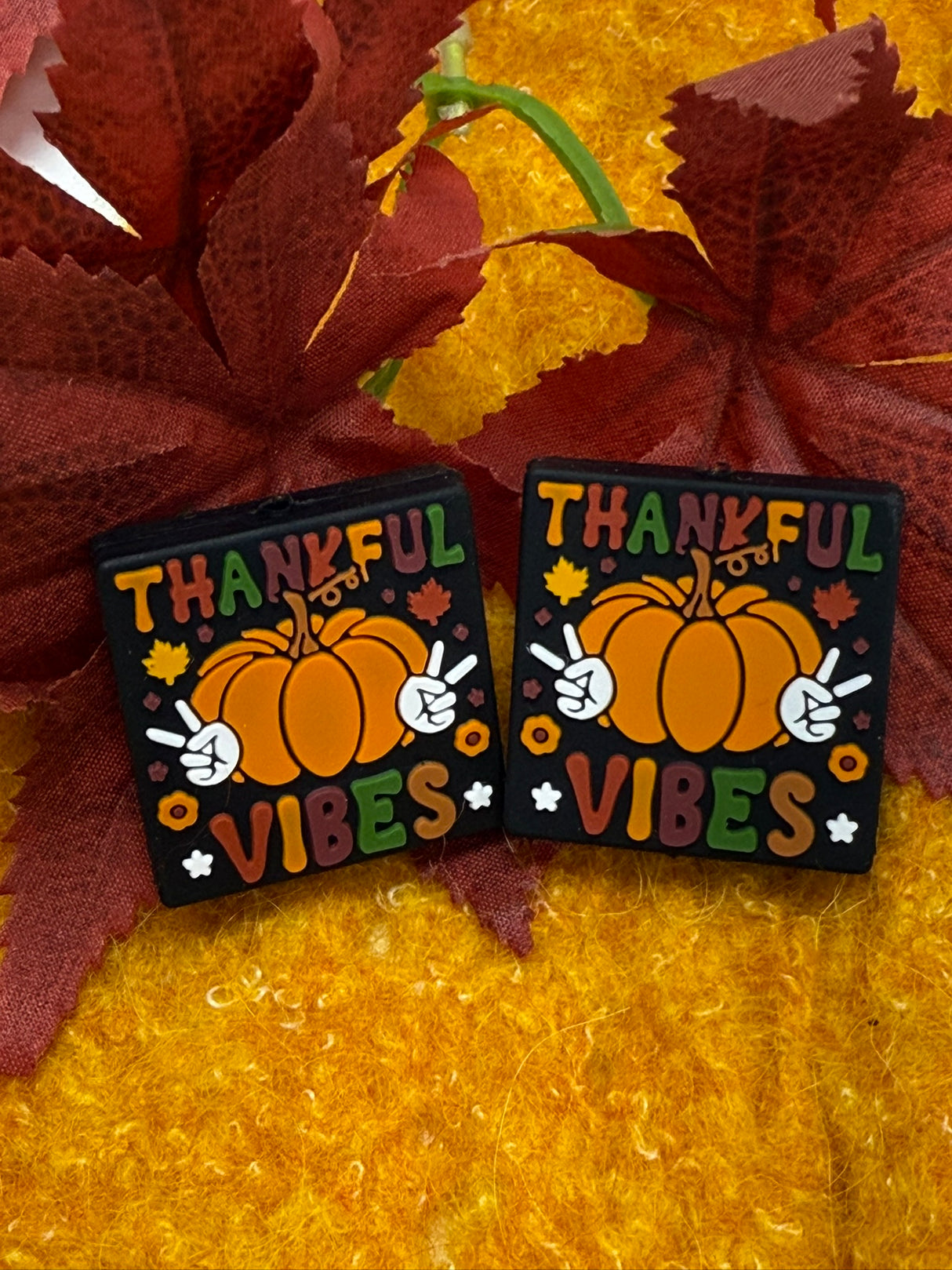 Thankful Vibes Needle Stoppers