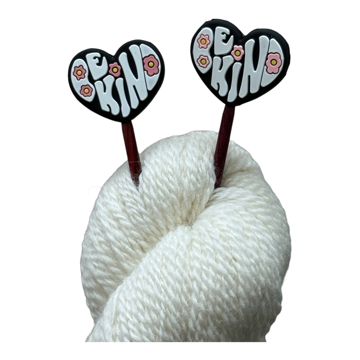 Be Kind Heart Needle Stoppers