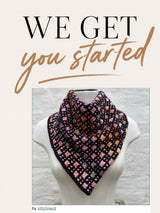 October 2: Murano Squares Bandana - We get you started