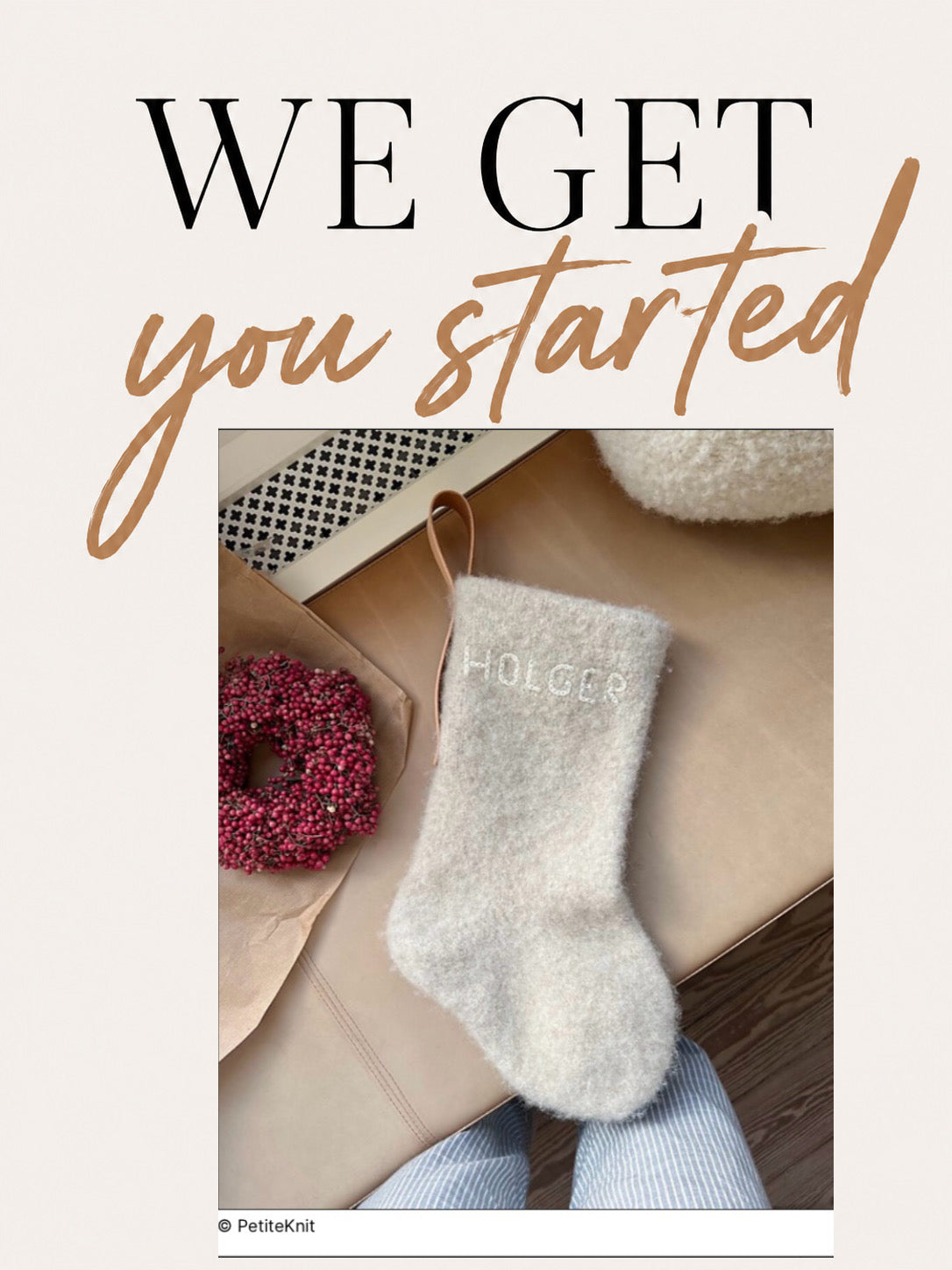 July 2 & 9: Christmas Stocking - We get you started