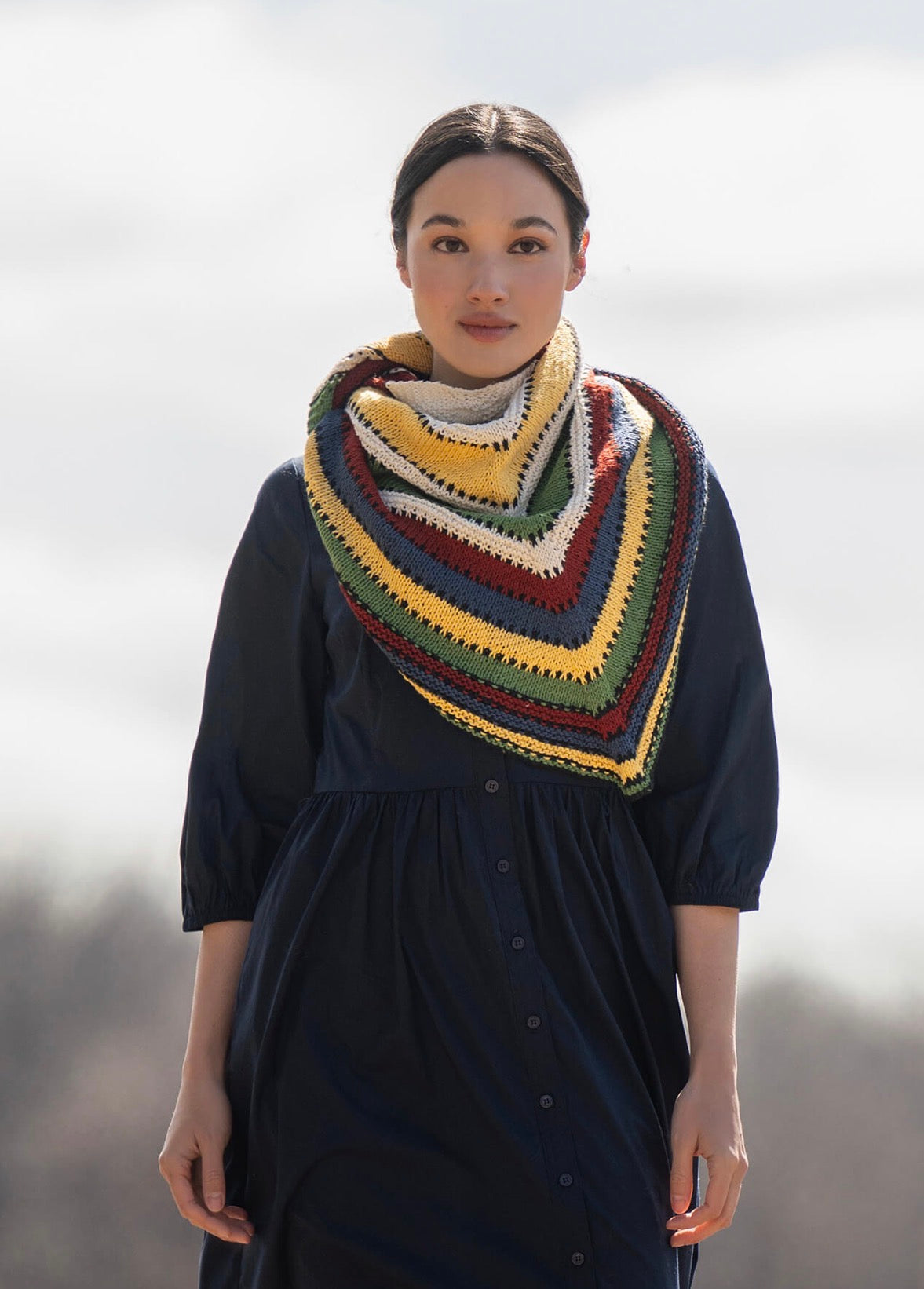 Camp Ivanhoe Shawl Kit - Blue Sky Fibers