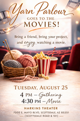 August 25: Yarn Parlour is going to the Movies