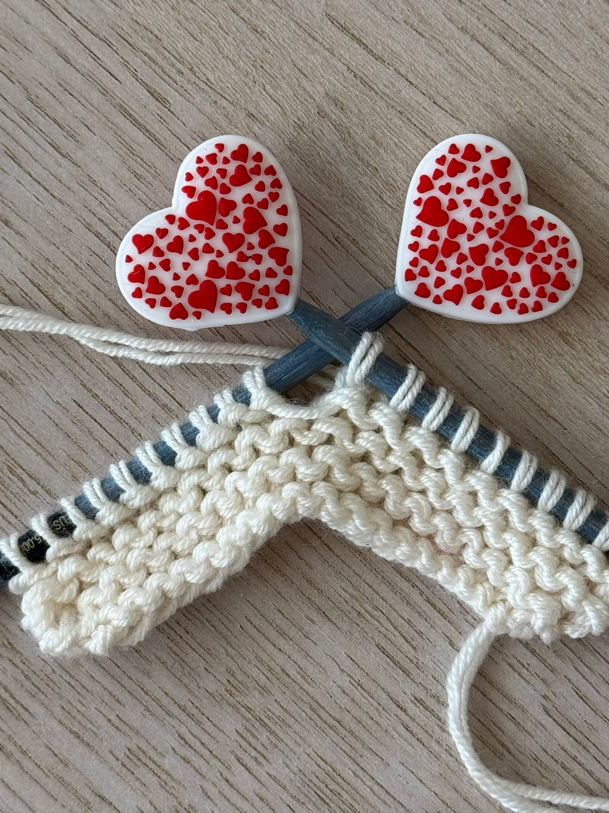 Valentines Heart Needle Stoppers