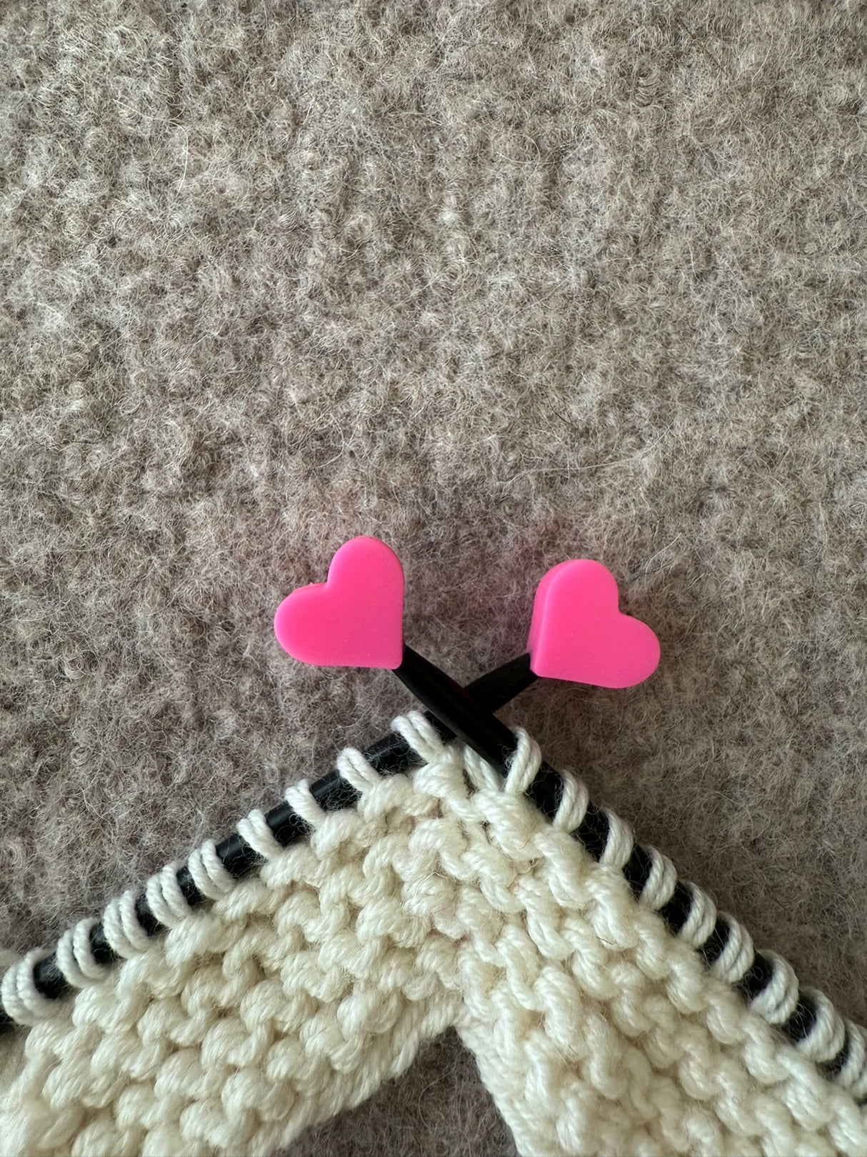 Valentines Heart Needle Stoppers