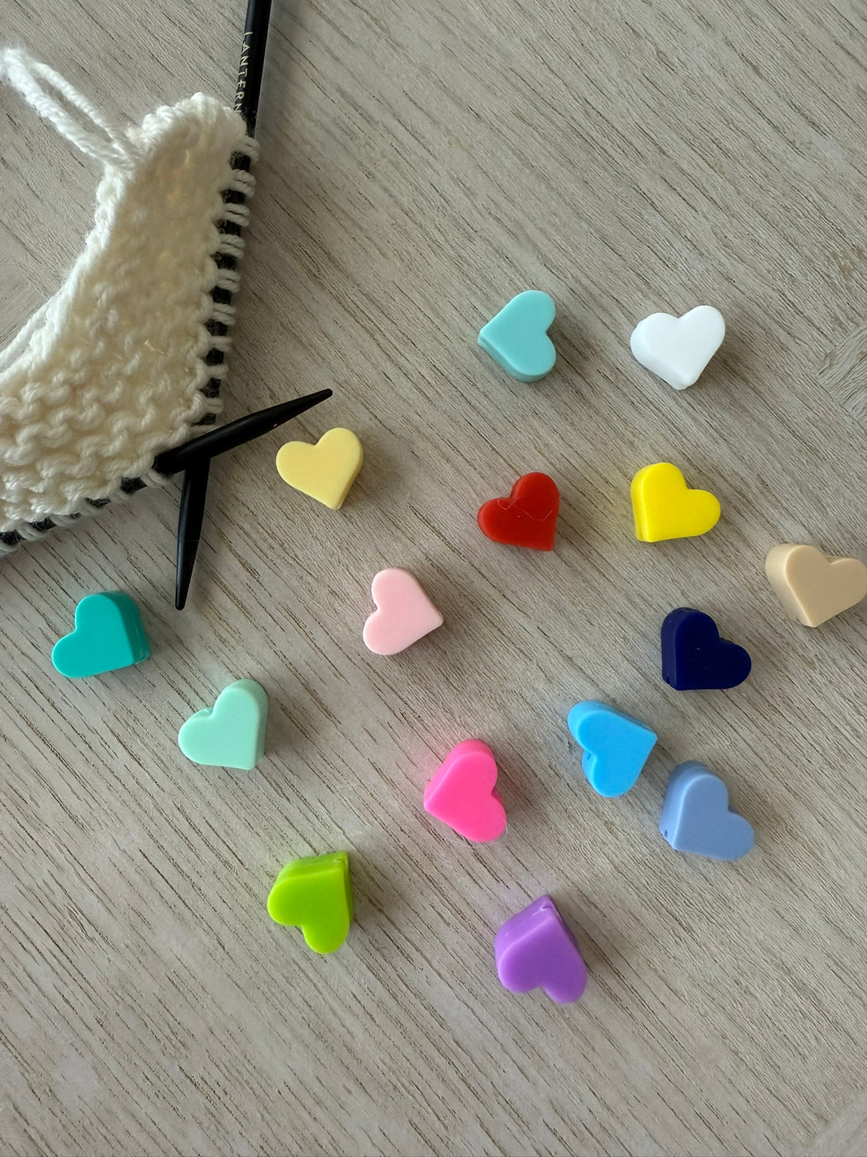 Valentines Heart Needle Stoppers