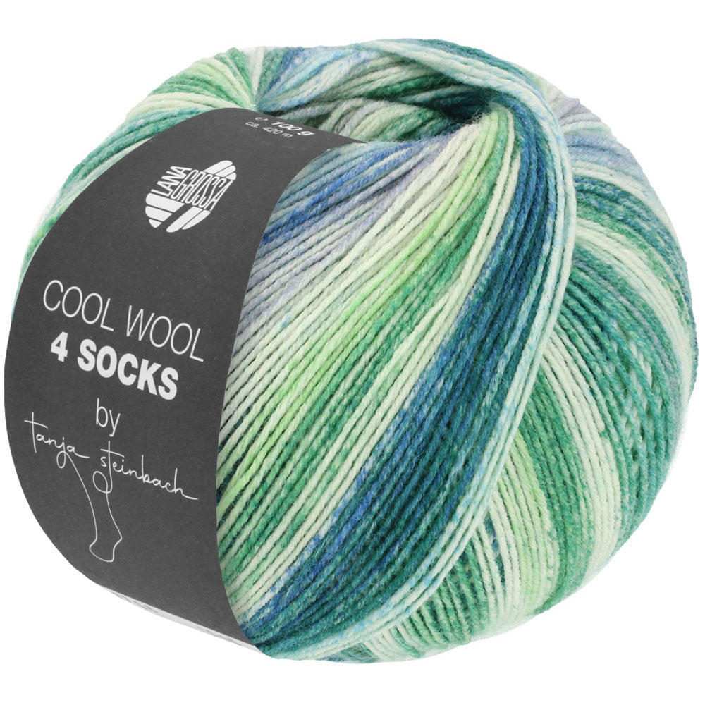 Cool Wool 4 Socks Print - Multicolor Sock Yarn | Lana Grossa Cool Wool 4 Socks Print - Multicolor Sock Yarn | Lana Grossa