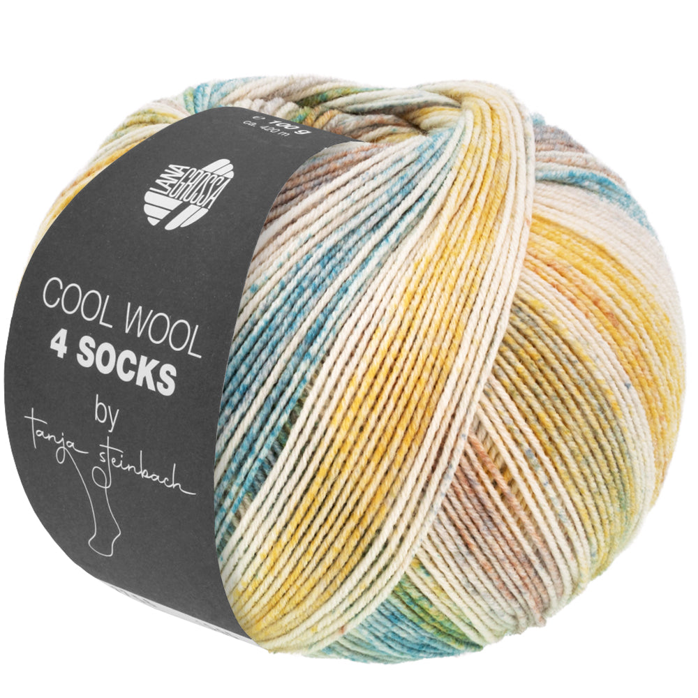 Cool Wool 4 Socks Print - Multicolor Sock Yarn | Lana Grossa Cool Wool 4 Socks Print - Multicolor Sock Yarn | Lana Grossa