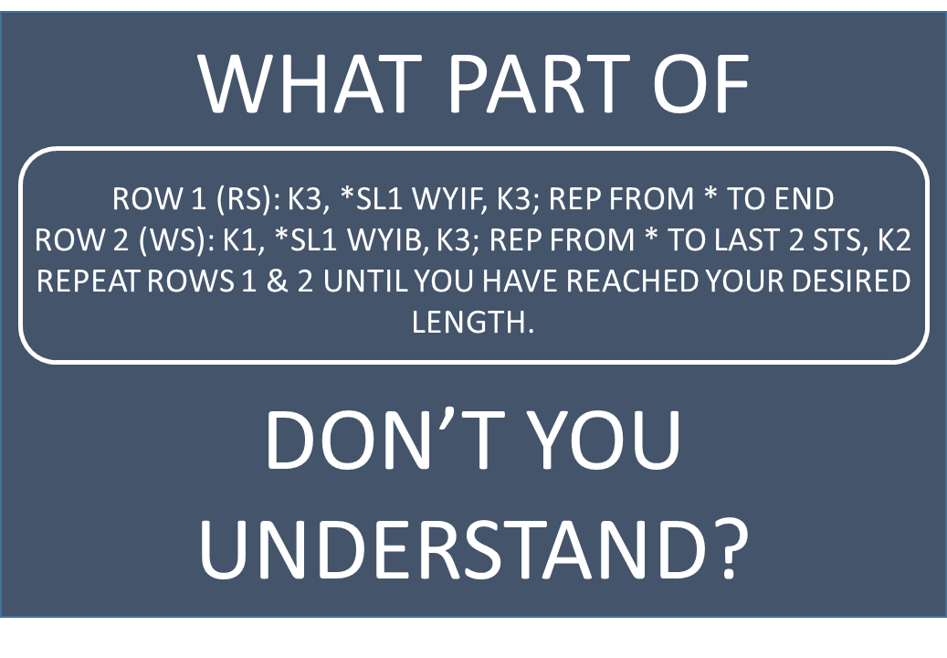 October 30: How to Read a Pattern – Workshop